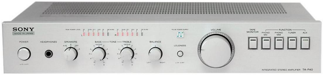 Sony Stereo amplifier