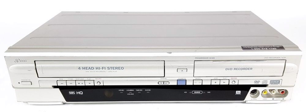 VHS-DVDR Combo